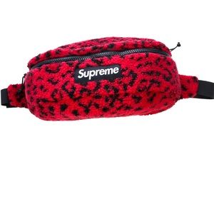 Supreme Red Leopard waist / belt bag